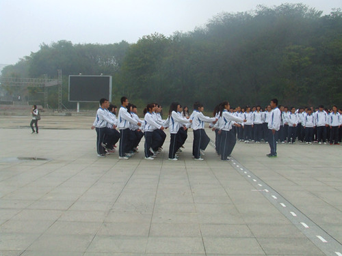 0638太阳集团官网举行2012级新生广播操比赛